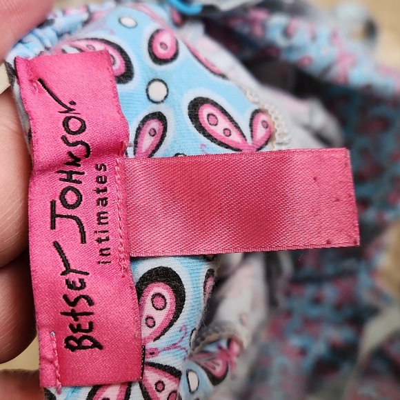 Vintage Betsey Johnson Y2k Cotton Ruffle Butterfly Tank Top - Picture 5 of 5